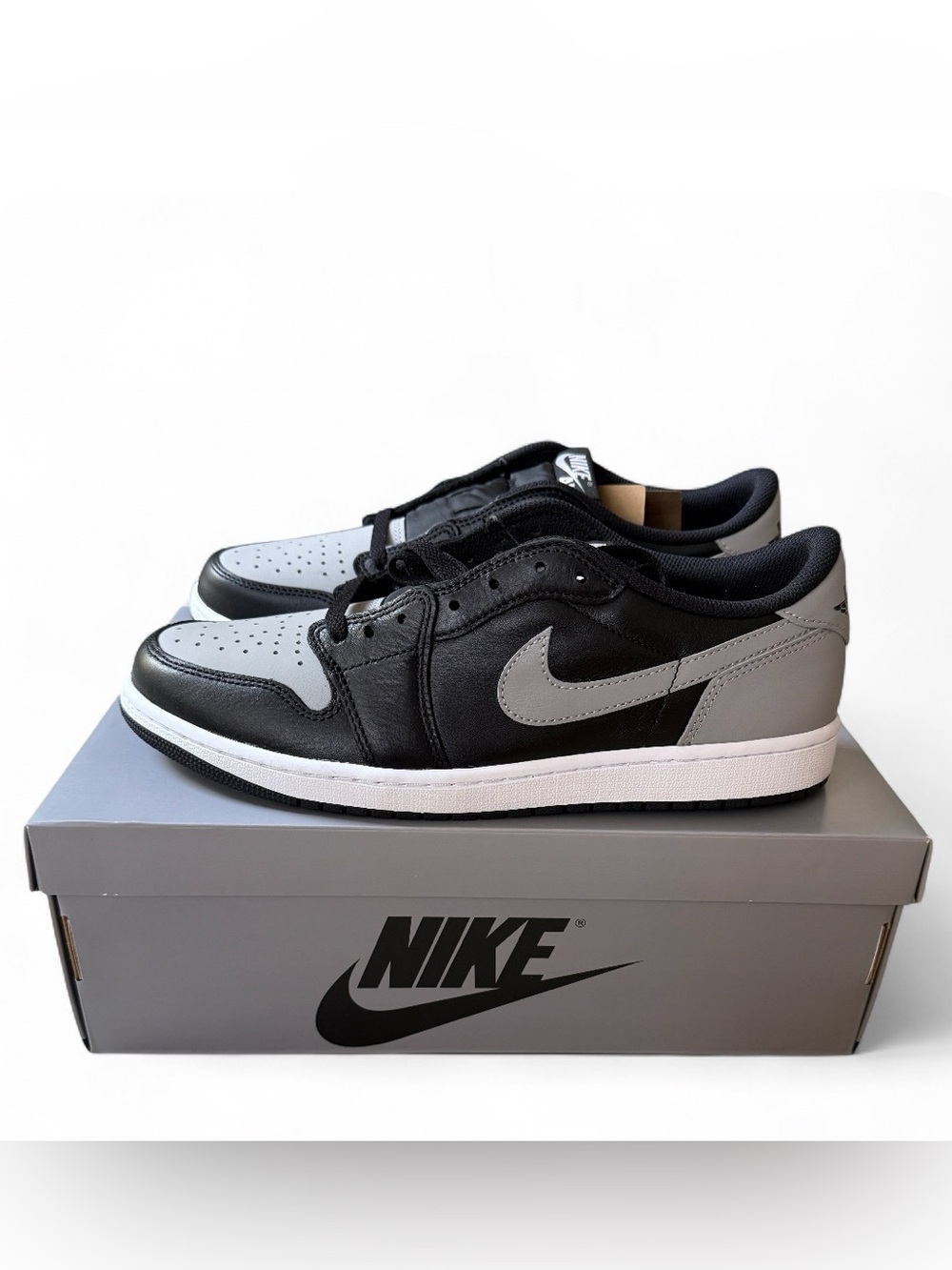 Air Jordan 1 Retro Low Shadow OG Black Medium Grey White Nike CZ0790-003 11 12.5